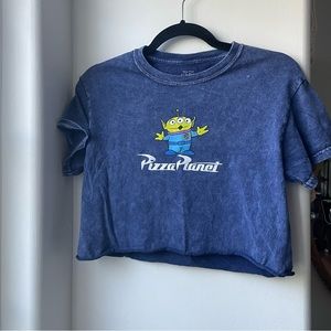 EUC Pixar Pizza Planet Crop Top
